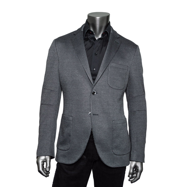 Parker Dyed Yarn Twill Blazer - Dark Grey