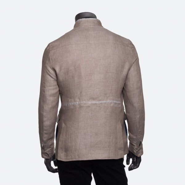 Sandy Jacket Linen - Beige