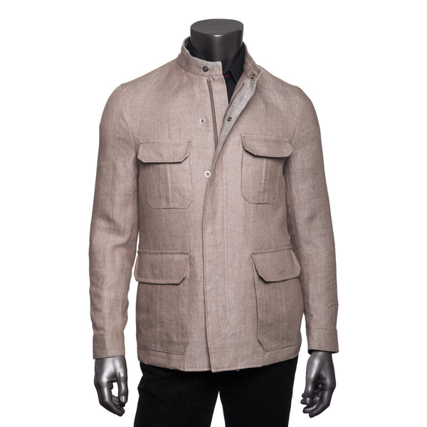 Sandy Jacket Linen - Beige