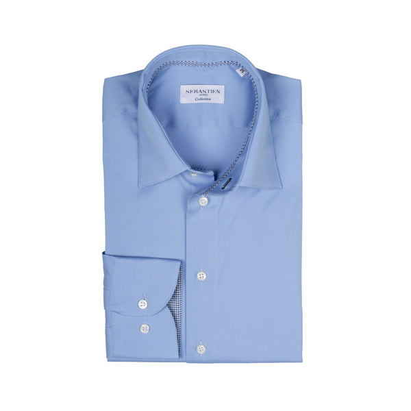 Parker Performance Stretch Shirt - Sky Blue