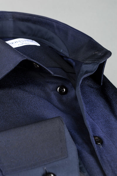 James Cotton Shirt - Navy Fade