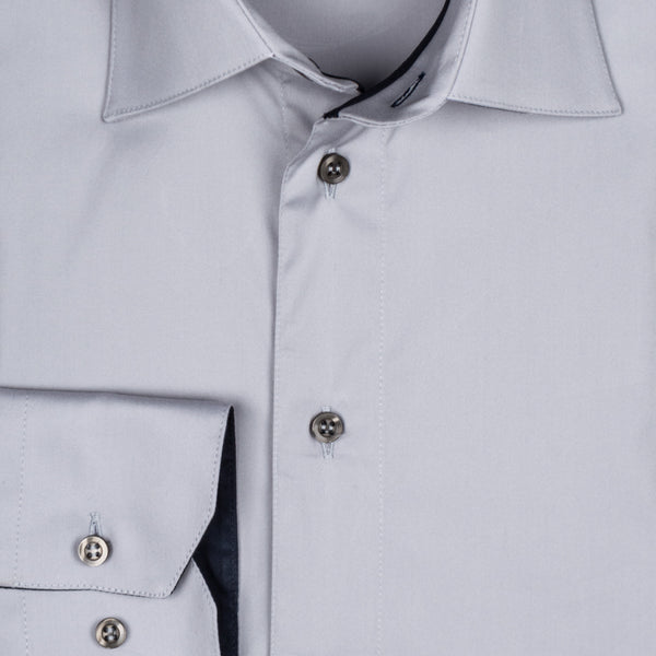 Gary Performance Stretch Shirt - Light Grey