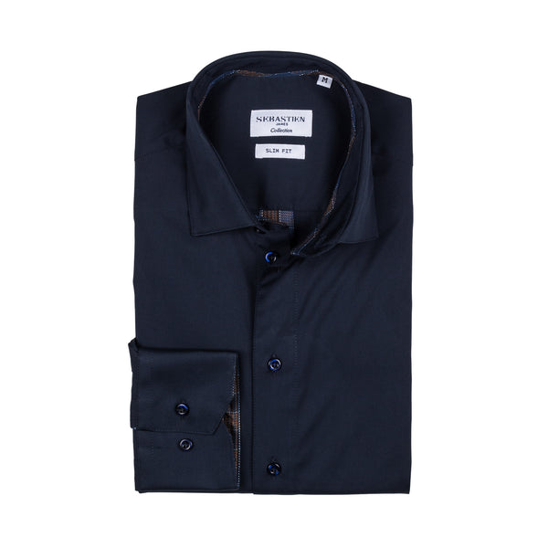 Parker Performance Stretch Shirt - Bold Navy