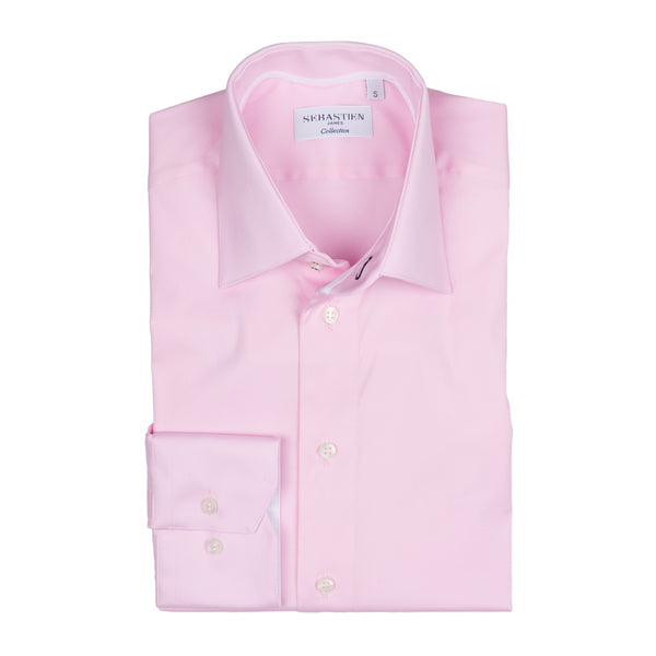 Gary Performance Stretch Shirt - Light Pink