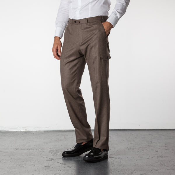 Gary Traveler Pant Wool - Bark