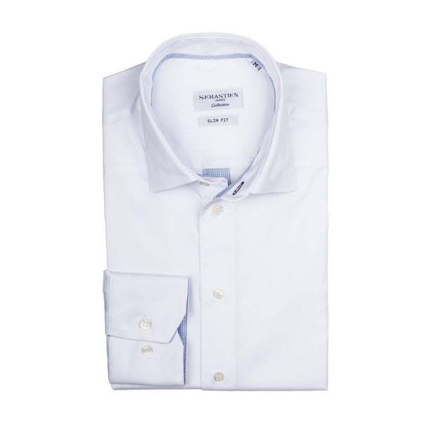 Parker Performance Stretch Shirt - White