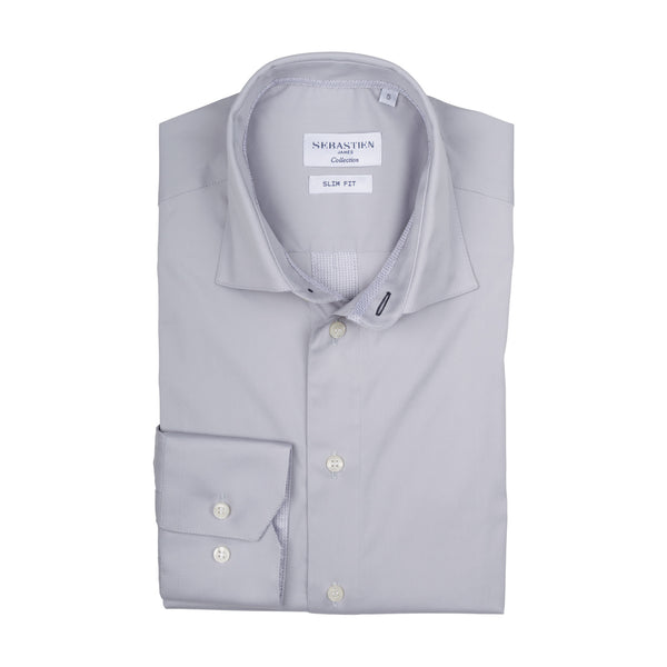 Parker Performance Stretch Shirt - Light Grey