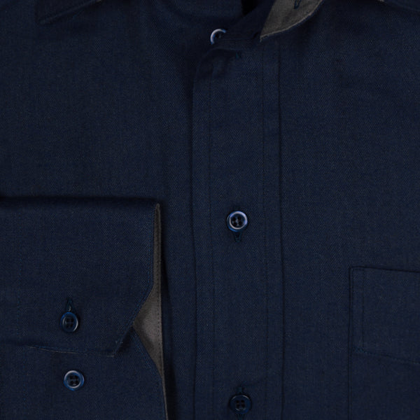Vaquero cotton tailored fit shirt - blue