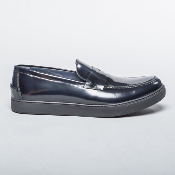 Patent Leather Loafer - Navy