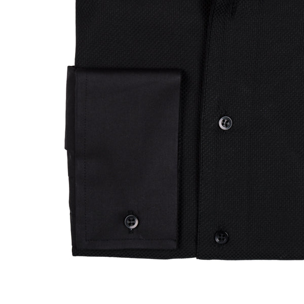 Tuxedo Performance Stretch Shirt Tailored - Black