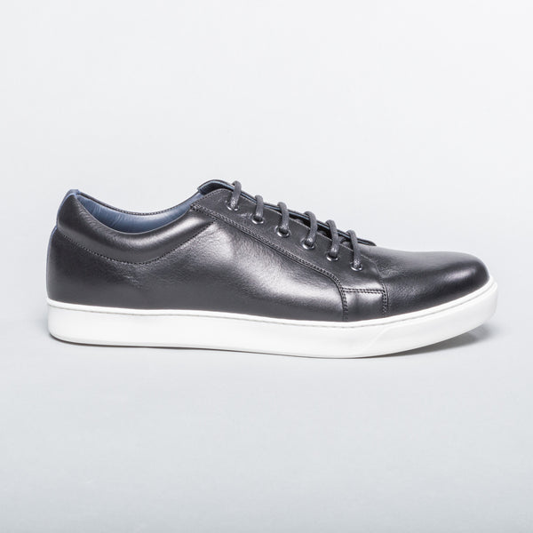 Leather Sneaker - Black